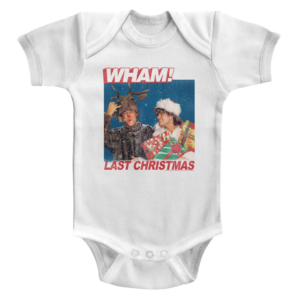 Wham Last Christmas Lyrics Baby Bodysuit