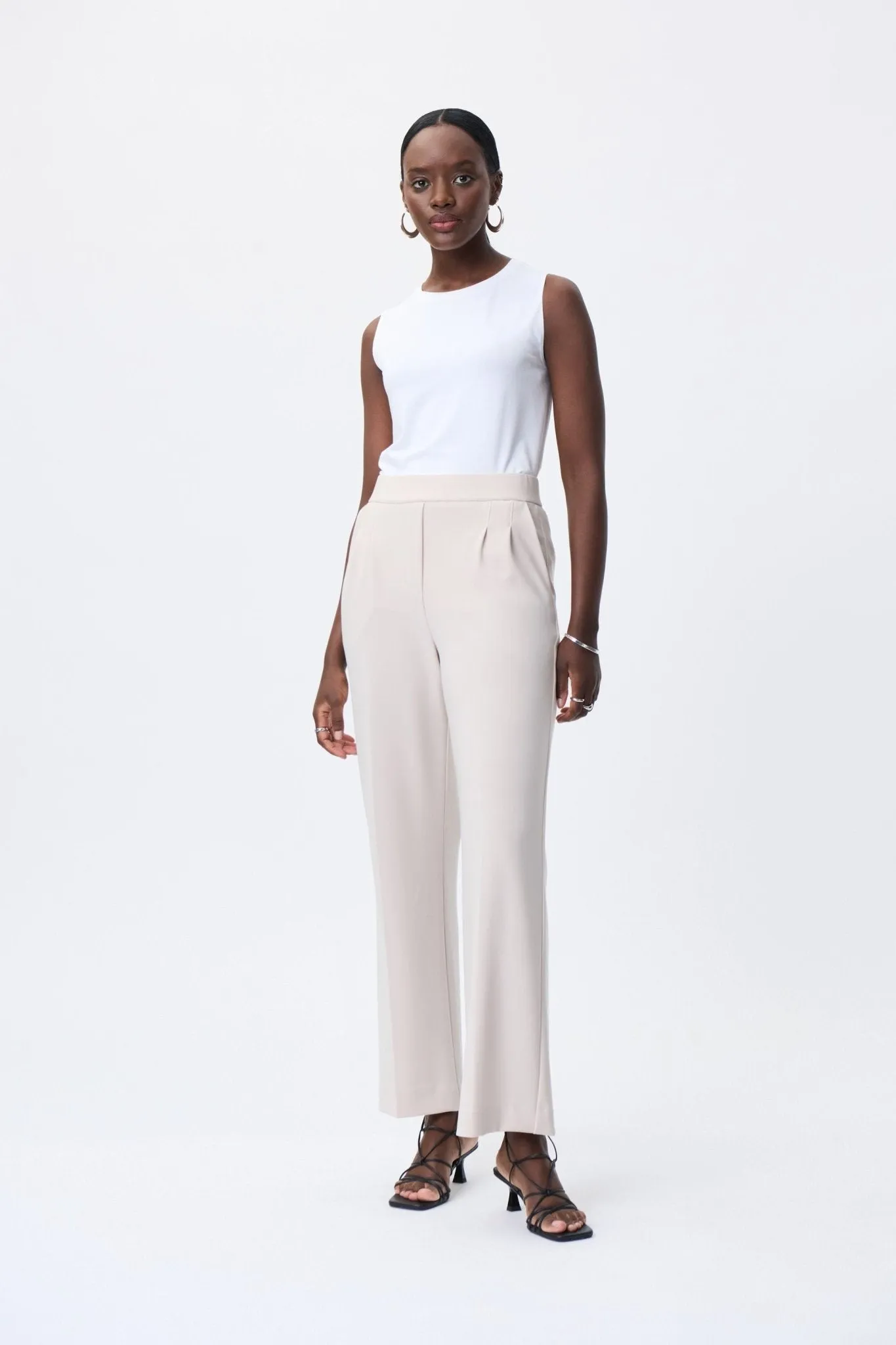 Wide Leg Pleated Pants