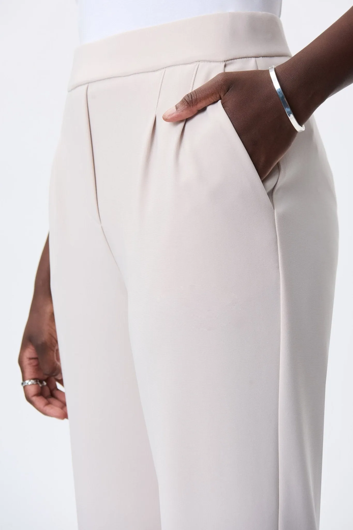 Wide Leg Pleated Pants