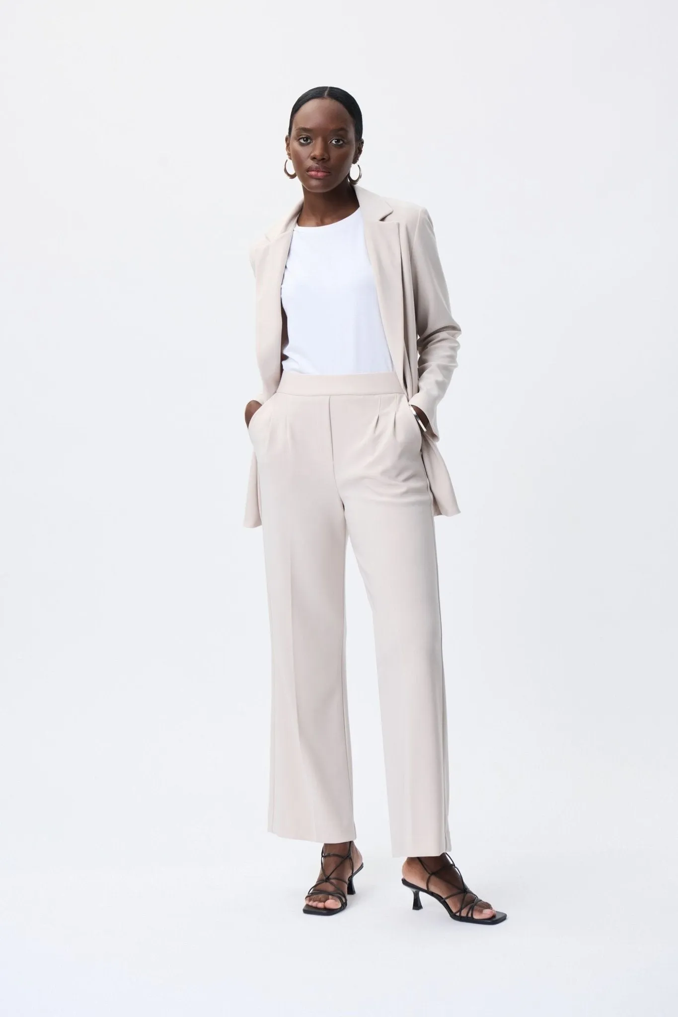 Wide Leg Pleated Pants