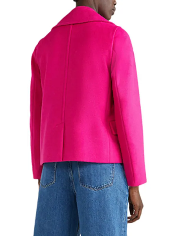 Wool Blend Db Peacoat