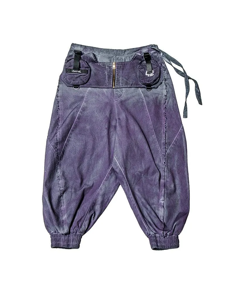 XIPHEVIL Cyberpunk Outfits Yaksha Unisex Ninja Pants