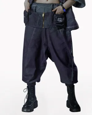 XIPHEVIL Cyberpunk Outfits Yaksha Unisex Ninja Pants