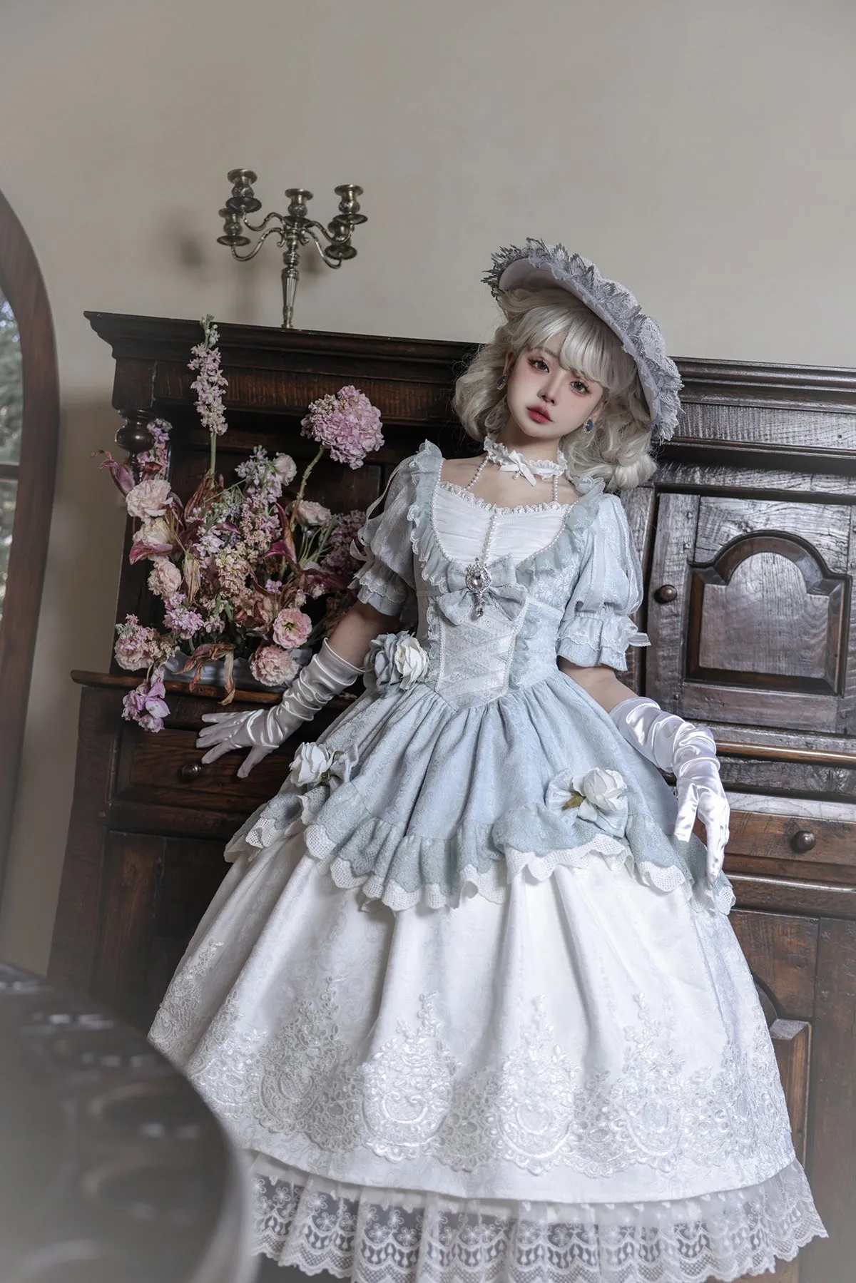 Your Princess~Fairy Dance~Elegant Lolita Lace Retro Dress